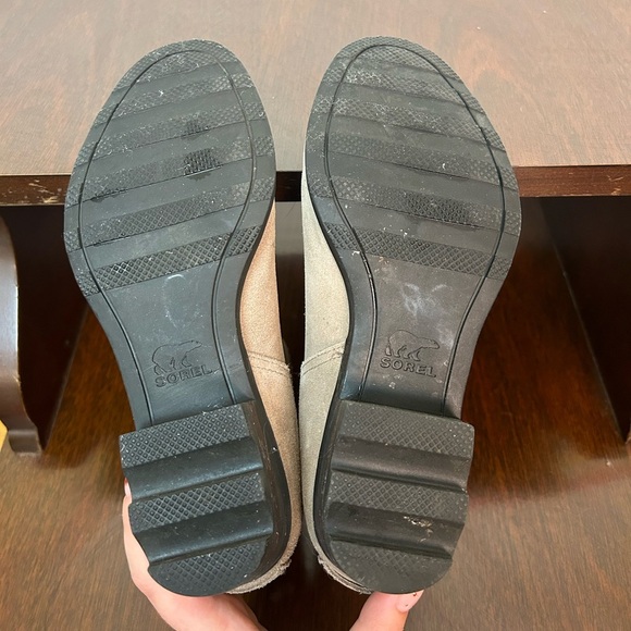 Sorel Women’s Lolla Chelsea Ankle Boots Waterproof Tan Suede NL3079-240 Size 6 - Picture 8 of 9